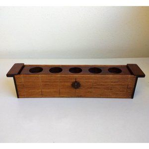 Wooden Tea Light Display & Holder